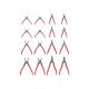 TEKTON 5,7, 9 in. Internal and External Snap Ring Pliers Set, 16-Piece (0.037,0.047,0.070,0.090 in. Tips)