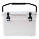 MOEPISY 25 qt. Rotomolded Cooler, Built to Stand up to The Rigors White