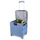 MOEPISY 52 qt. Cooler Bag WheeledÔºåLarge Insulated Rolling Cooler Collapsible Leakproof Portable Hard Framed Ice Packs Blue