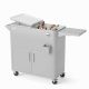 VINGLI 80 qt. Rolling Ice Chest on Wheels, Patio Party Bar Drink Cooler Cart with Bottle Opener