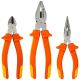 ULLMAN 3-Piece Pliers Set, 1000-Volt Insulated-Includes 8 in. Combination, 7 in. Long Nose and 7 in. Side Cutting Pliers