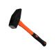 Unbranded Machinist Engineers 3.30 lbs. Forged Steel Cross Peen Sheet Metal Hammer with 16 in. Fiberglass Anti-Slip Handle