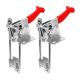 POWERTEC 1980 lb. Latch-Action Toggle Clamp, 90¬∞ Vertical U-Bolt Latch (2-pack)