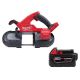 Milwaukee M18 FUEL 18V Lith-Ion Brushless Cordless Compact Bandsaw w/ 5.0 Ah Battery