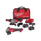 Milwaukee M18 FUEL 18V Lith-Ion Brushless Cordless 4-1/2 in. /5 in. Grinder Kit w/ Two 6.0 Ah Batteries & M18 Grinder