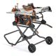 Evolution Power Tools Evolution R10TBLX Multi-Material Table Saw with Wheeled Scissor Stand 10 in. Multi-Material Cutting Blade