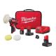 Milwaukee M12 12V Lithium-Ion Cordless Variable Speed Polisher/Sander Kit W/(2) M12 Batteries, Accessories, Charger & Tool Bag