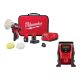 Milwaukee M12 12V Lithium-Ion Cordless Variable Speed Polisher/Sander Kit with Portable Inflator