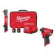 Milwaukee M12 FUEL 12V Lithium-Ion Brushless Cordless 1/2 in. Right Angle Impact Wrench Kit with Impact Driver & Batteries