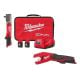 Milwaukee M12 FUEL 12V Lithium-Ion Brushless Cordless 1/2 in. Right Angle Impact Wrench Kit with Copper Tubing Cutter
