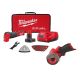 Milwaukee M12 FUEL 12V Lithium-Ion Cordless Oscillating Multi-Tool Kit with Cut Off Saw, Battery, Charger, Accessories & Tool Bag