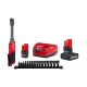 Milwaukee M12 FUEL 12V Lithium-Ion 3/8 in. & 1/4 in. Brushless Compact Cordless Ratchet with Batteries & Charger