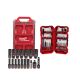 Milwaukee SHOCKWAVE Impact-Duty 3/8 in. Drive SAE Deep Well Impact PACKOUT Socket Set (17-Piece) & SHOCKWAVE Bit Set (45 PC)
