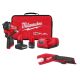 Milwaukee M12 FUEL 12V Li-Ion Brushless Cordless Stubby 1/2 in. Impact Wrench Kit with Copper Tubing Cutter