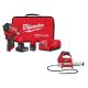 Milwaukee M12 FUEL 12V Li-Ion Brushless Cordless Stubby 1/2 in. Impact Wrench Kit with Grease Gun