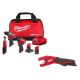 Milwaukee M12 FUEL 12V Lithium-Ion Cordless Drill Driver, Impact Wrench, and Ratchet Combo Kit (4-Tool) with Copper Tubing Cutter