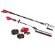 Milwaukee M18 FUEL 10 in. 18V Brushless Cordless Telescoping Pole Saw w/ 24 in. Pole Hedge Trimmer, (2) Batteries, Charger