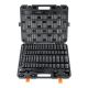 VEVOR 1/2 in. Drive Impact Socket Set, 65-Pieces SAE 3/8 in. to 1-1/4 in. and Metric 10-24mm, Cr-V Alloy Steel for Auto Repair