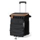 MOEPISY 16.7 qt. Soft-Side Cooler with Wheels Black