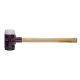 Halder 6.10 Lb. Simplex Rubber or Plastic Mallet with 17 in. Wood Handle