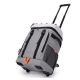 MOEPISY 31.7 qt. 50-Can Rolling Backpack, Double Deck and Dual-Bar Handle Travel Soft-side Cooler Bag with Wheels
