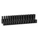 Capri Tools 3/8 in. Drive Metric 12-Point Shallow and Deep Impact Socket Set (30-Piece)