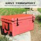 Unbranded 65 qt. Portable Red Outdoor Camping Picnic Fishing Cooler Box