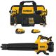 DEWALT ATOMIC 20-Volt Lithium-Ion Cordless 2-Tool Combo Kit and Brushless Handheld Blower w/ 5 Ah and 2 Ah Batteries, Charger