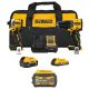 DEWALT ATOMIC 20V Lithium-Ion Cordless 2-Tool Combo Kit with FLEXVOLT 20V/60V 6.0Ah, 20V 5 Ah and 2 Ah Batteries and Charger