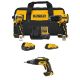 DEWALT ATOMIC 20-Volt Lithium-Ion Cordless 2-Tool Combo Kit and XR Brushless Screw Gun w/ 5.0 Ah and 2.0 Ah Batteries, Charger