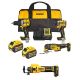 DEWALT 20V MAX Lithium-Ion Cordless 3-Tool Combo Kit and Drywall Cut-Out Tool with (2) Flexvolt 6.0 Ah Batteries and Charger