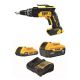 DEWALT XR 20V MAX Lithium-Ion Cordless Brushless Screw Gun with 20V MAX 5.0 Ah and 2.0 Ah Battery Packs and Charger