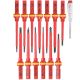 YICHUHAOXI Insulated 15 in. Shank 15 Bit Red Insulated Screwdriver Set 15-Piece Electrician Professional Tool Kit