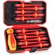 Yichuhaoxi 1000-Volt Insulated 5 in. Shank 8 Bit Red Insulated Electrician Screwdriver Set Hand Tool 13-Piece Kit for Safety