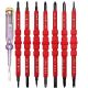 Yichuhaoxi Insulated Screwdriver Set 14 in 1 Magnetic Handle 14 Bit Red Insulated Electrician Tools 14-Piece Kit with Tester