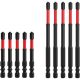 Yichuhaoxi FPH2 Series 2.56/4.33 in. Shank 10 Bit Silver Insulated Electrician Screwdriver Set Drill 10-Piece Set