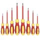 YICHUHAOXI Insulated 8-Piece Screwdriver Set Magnetic Tips 1000-Volt Heavy Duty Phillips Slotted with Case Red Hand Tool