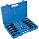 YICHUHAOXI 10-Piece Magnetic Torx Screwdrivers Set Black Finished Tips Center Hole High Torque Cushion Grip Chrome Vanadium