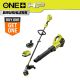 RYOBI ONE+ HP 18V Brushless Cordless 15 in. String Trimmer & 130 MPH 510 CFM Leaf Blower Combo Kit w/ 4.0 Ah Battery & Charger