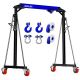 LITEKON 1 Ton Portable Gantry Crane-Adjustable Height and Width, Heavy-Duty Shop Lift Hoist