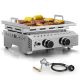 R.W.FLAME 2-Burner Portable Propane Tabletop Grill in Stainless Steel