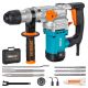 WRIGHTMASTER 9 Amp Corded 1-1/8 in. Variable Speed SDS-Plus Hammer Drill with Carrying Case