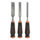 Buck Bros. Comfort Grip 1/4 in. 1/2 in. 3/4 in. 1 in. 1-1/4 in. Chisel Set (5-Piece)