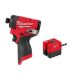 Milwaukee M12 FUEL 12V Lithium-Ion Brushless Cordless 1/4 in. Hex Impact Driver (Tool-Only) w/ Threaded Rod Nut Runner