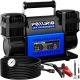 POXURIO Offroad Air Compressor, 12. 35CFM Dual Cylinder Portable Air Inflator, 12V 150 PSI Heavy Duty Tire Inflator Pump
