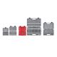 TEKTON 1/4,3/8,1/2 Inch Drive Hex, Torx, Phillips, Slotted, Square, Triple Square, TR Triple Square Bit Socket Set with Cases