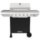 Nexgrill 5-Burner Propane Gas Grill in Stainless Steel with Side Burner