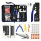 YICHUHAOXI 61-Piece All-in-One Network Crimp Tool Kit for Cat6 Cat7 Pass-Thru Connectors Cable Tester Wire Stripper