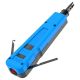 Yichuhaoxi 110/66 Blade Ethernet Keystone Punch Down Tool Blue Adjustable Impact for Cat3 Cat5 Cat6 Network 1 Pack
