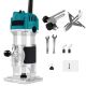 WRIGHTMASTER 5 Amp Corded Electric Trim Router, Multifunctional Woodworking Electric Trimming